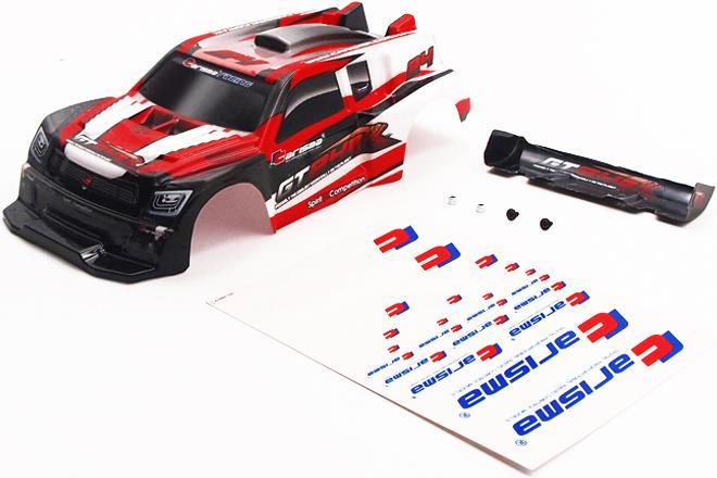 Actual product image Carisma Gt24r Painted And Decorated Body(red)