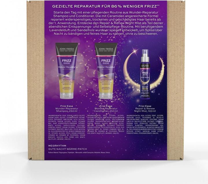Immagine prodotto John Frieda Frizz Ease - Set di meraviglie notturne (Set per la cura dei capelli)