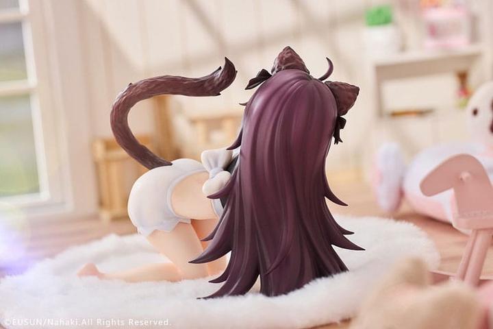 Actual product image Eusun Original Character statuette 1/7 Cat Ear Maid Peng Peng 10 cm