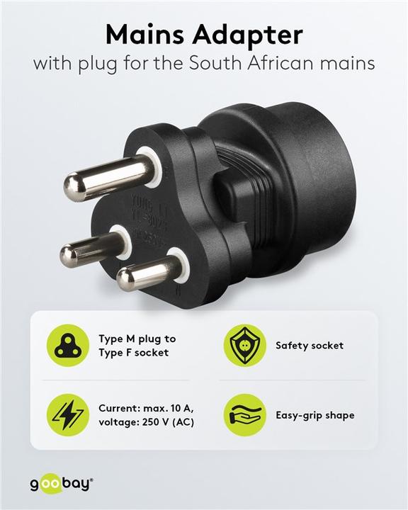 Actual product image Goobay Mains adapter