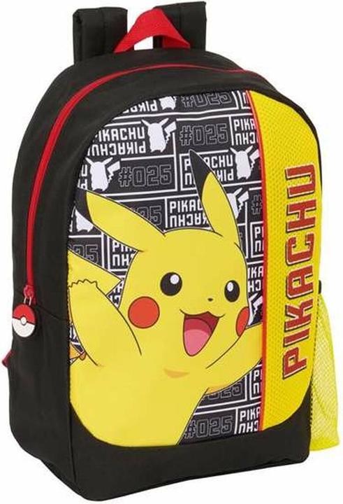 Pokémon Schulrucksack Gelb Schwarz Rot