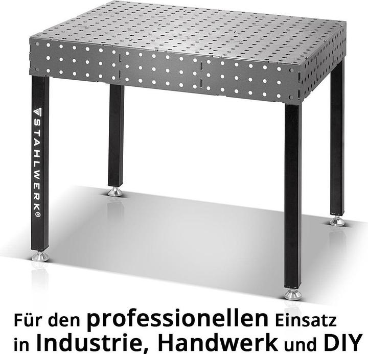 Image du produit Stahlwerk Table de soudage 3D WT-100 3D ST (100 cm, 80 cm)