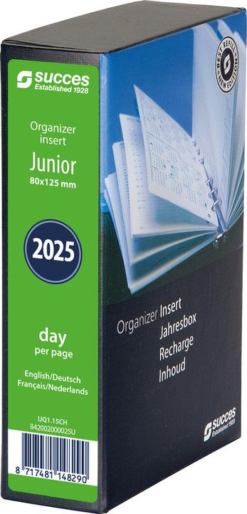 Produktbild Succes Junior Jahresinhalt komplett Januar - Dezember (8 x 12.5 cm, Deutsch, Englisch, Italienisch, Französisch)
