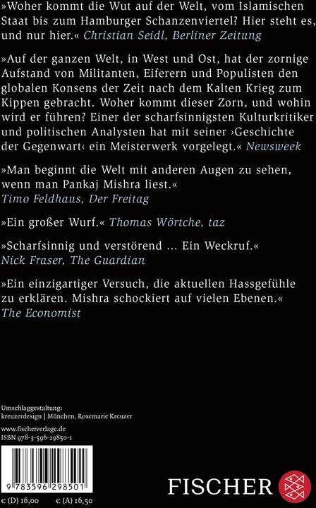 Immagine prodotto Das Zeitalter des Zorns (Tedesco, Pankai Mishra, 2024)