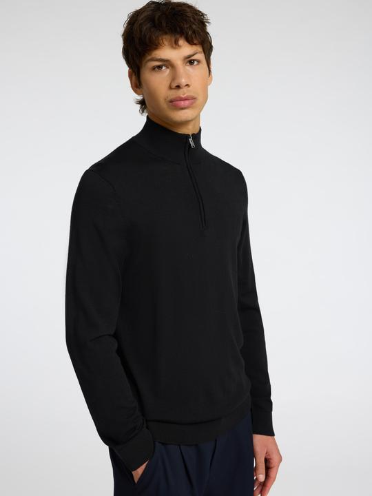 Actual product image Selected Homme Slhtray Ls Knit Merino Half Zip Noos (L)