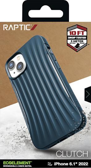 Actual product image X-Doria Raptic Clutch Case for iPhone 14 Back Cover Blue (Apple iPhone 14)