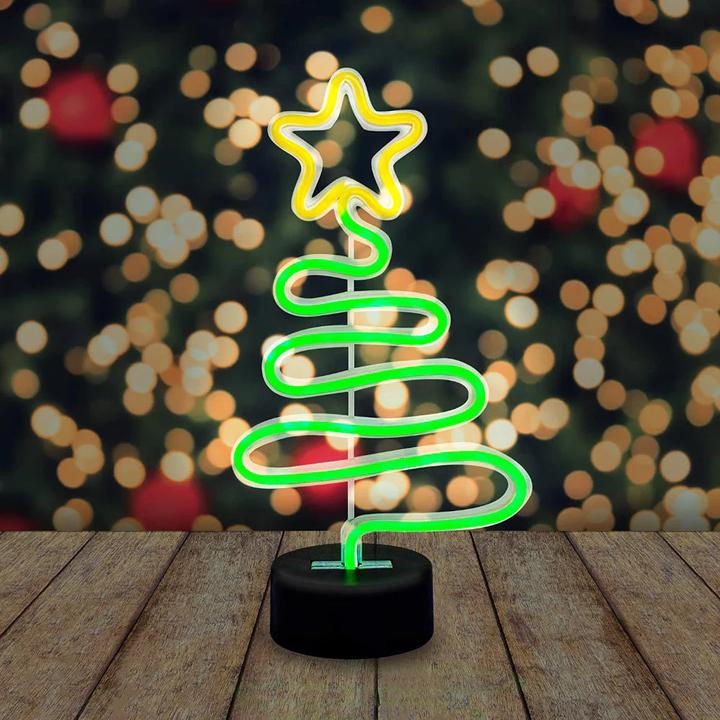 Immagine prodotto Gift Republic Albero di Natale al neon - Luci di Natale