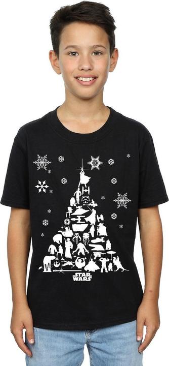 Actual product image Star Wars Boys Christmas Tree T-Shirt (152, 158)