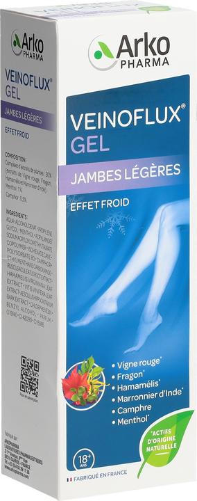 Produktbild Arkopharma Veinoflux Gel mit kühlendem Effekt (Fussdeodorant & -puder, 150 ml)