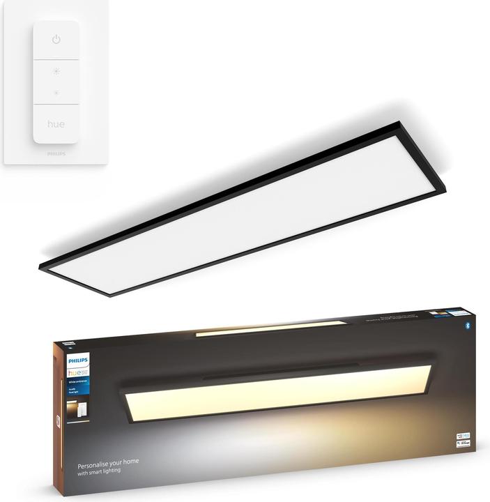 Productafbeelding Philips Hue White Amb. Aurelle Paneelverlichting 120x30cm zwart (3750 lm)