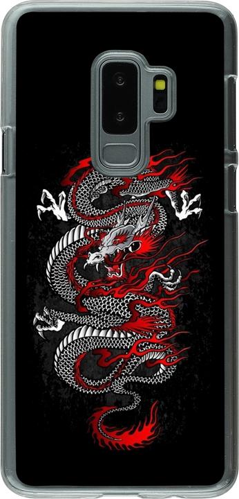Immagine prodotto PhoneLook Copertina trasparente stile giapponese Dragon Tattoo Rosso Nero (Samsung Galaxy S9+)