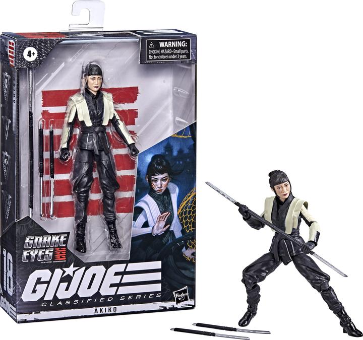Produktbild Hasbro G.I. Joe Classified Series Snake Eyes: G.I. Joe Origins Akiko Figur 18, Premium Spielzeug mit spezie