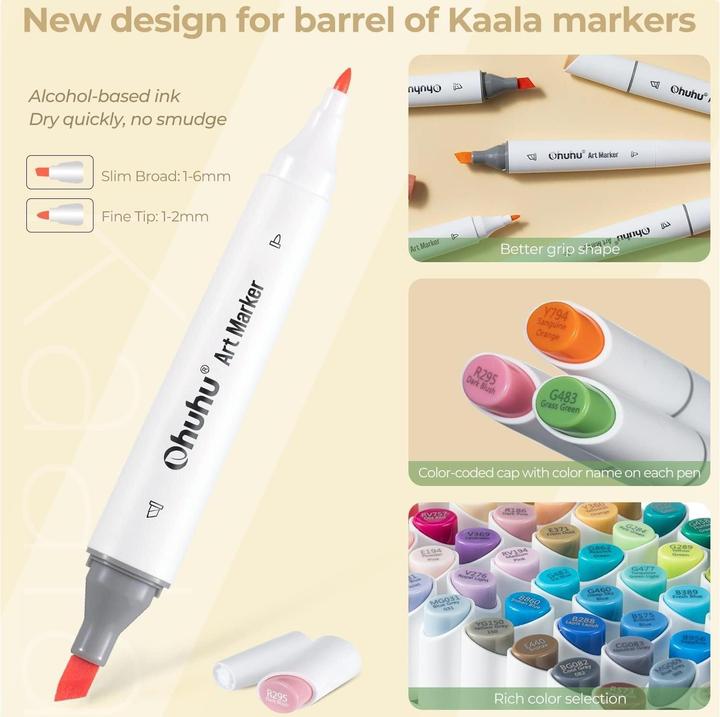 Produktbild Ohuhu Kaala (Mehrfarbig, 60 x)