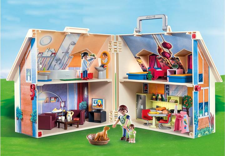 Produktbild Playmobil Mitnehm-Puppenhaus (70985, Playmobil Dollhouse)