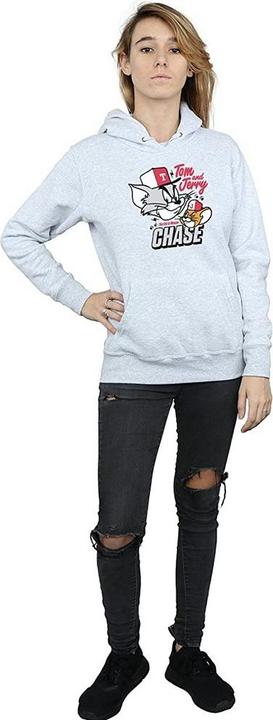 Actual product image Tom & Jerry Womens/Ladies Cat & Mouse Chase Heather Hoodie (XXL)