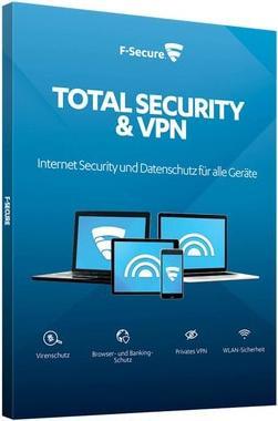 F-Secure Sicurezza totale e VPN (3 Utente, 12 mesi)
