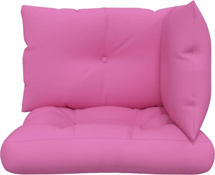 Actual product image Diverse Hardware Pallet Cushion 3 Pcs. Pink Oxford Fabric