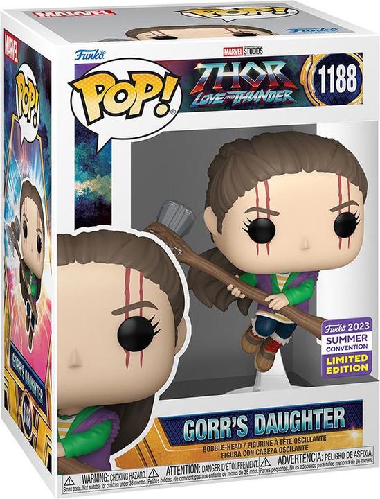 Image du produit Funko Pop! Marvel : Thor Love and Thunder - Fille de Gorr (Convention Limited Edition) #1188 Bobble