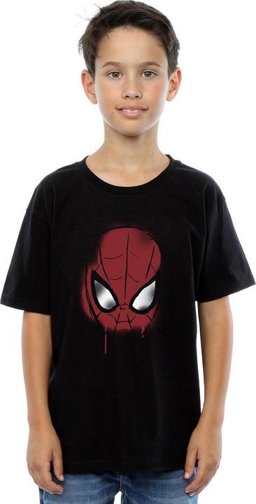 Immagine prodotto Spider-Man Face Sketch Maglietta Ragazzi (140, 146)
