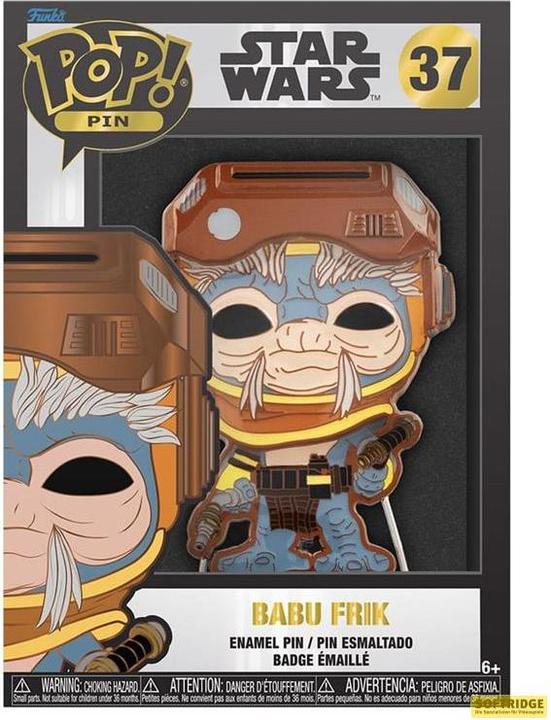 Actual product image Funko Star Wars POP! pin pin's émaillé Babu Frik 10 cm