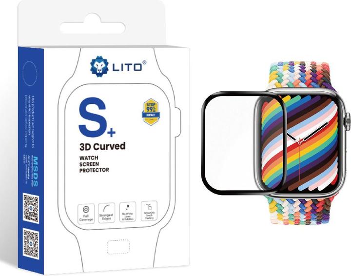 Image du produit Lito Apple Watch Full verre blindé Apple Watch 4/5/6 44mm