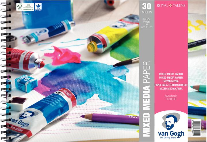 Actual product image Van Gogh mixed media (A4, Plain)