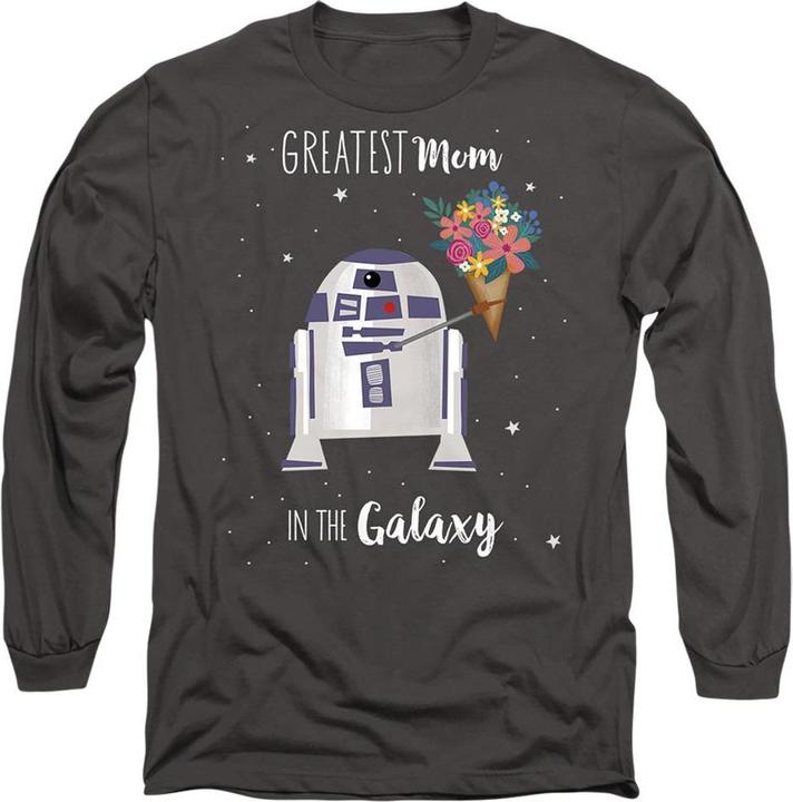 Actual product image Star Wars Unisex Adult Greatest Mom In The Galaxy Mothers Day T-Shirt (M)