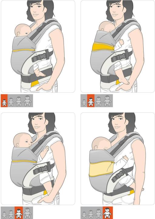 Actual product image Manduca Baby carrier XT
