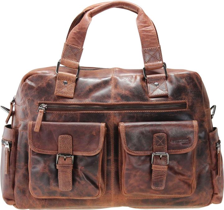 Greenland Nature Montana Handtasche Leder 40 cm Laptopfach