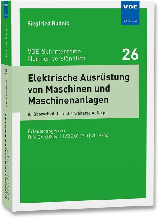 Etichetta energetica Elektrische Ausrüstung von Maschinen und Maschinenanlagen (Tedesco, Siegfried Rudnik, 2021)