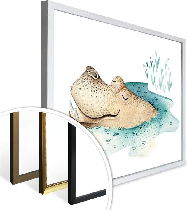Produktbild Trenddeko Kvilis - Hippo (60 x 50 cm)