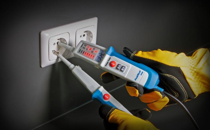 Produktbild Peaktech P 1096 Zweipoliger AC/DC-Spannungsprüfer (CAT IV 600V, CAT III 1000V)