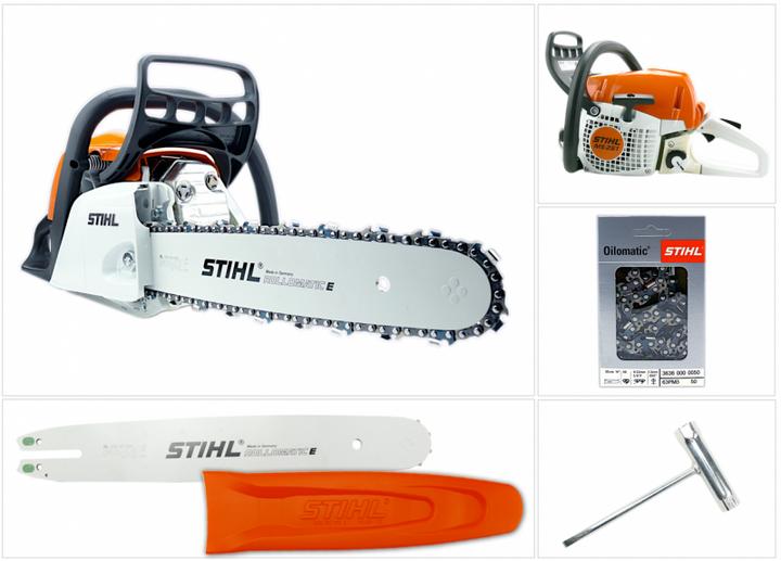 Stihl MS 251 Kettensäge / Motorsäge mit 35 cm Schnittlänge + 1,3 mm Kette (Benzin Kettensäge)