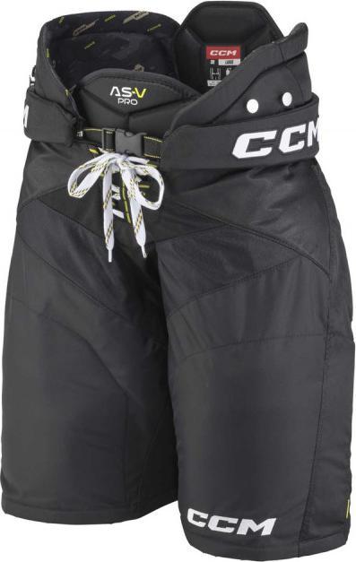 Produktbild CCM AS-V PRO SR Hockeyhose mit Klettverschluss (Schwarz, XL) (XL)