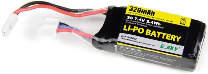 Actual product image E-Sky Drive battery 2S LiPo 7.4V 320mAh 25C (7.40 V, 320 mAh)