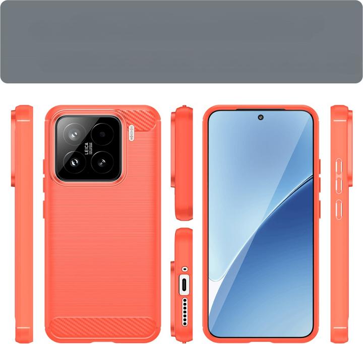 Actual product image Cover-Discount Xiaomi 15 - Metall Carbon Look Hülle (Xiaomi 15)