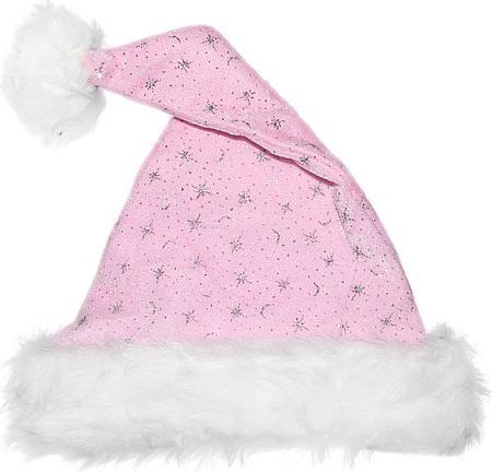 Produktbild Rainbow Weihnachtsmütze mit Pelzrand und Glitzer