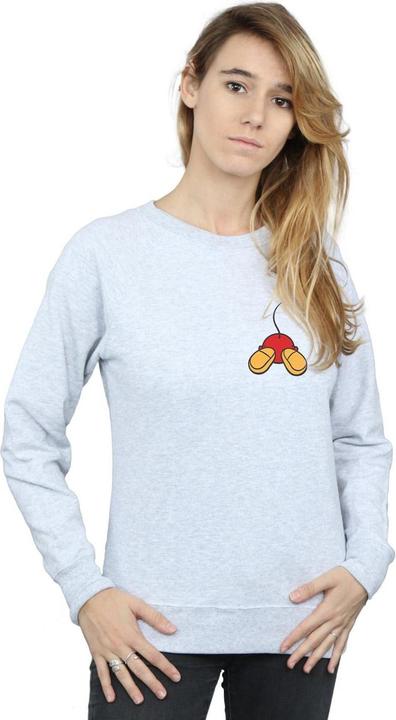 Actual product image Disney Womens/Ladies Mickey Mouse Backside Breast Print Sweatshirt (S)