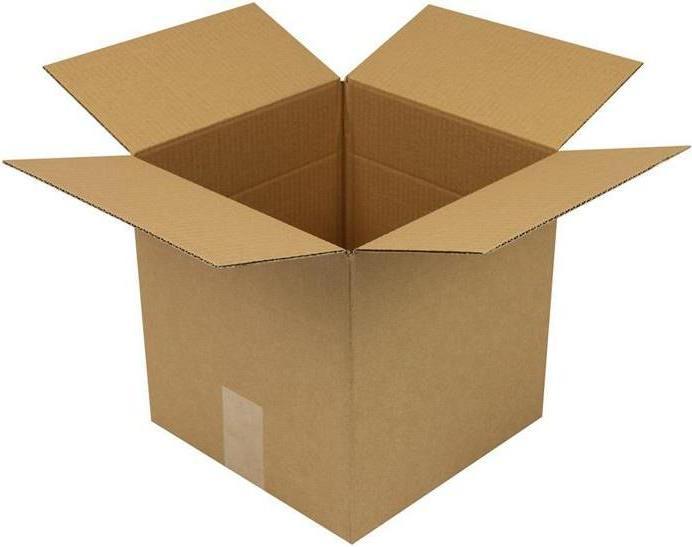 Image du produit Transpak Carton pliant 1 paroi hauteur rainage dimensions 250x250x250mm qualité 1.20 B marron marron (25 x)