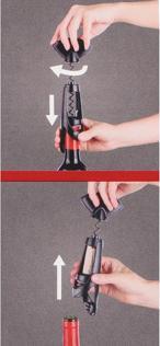 Image du produit Vacu Vin Corkscrew Twister Tire-bouchon (Tire-bouchon à levier)