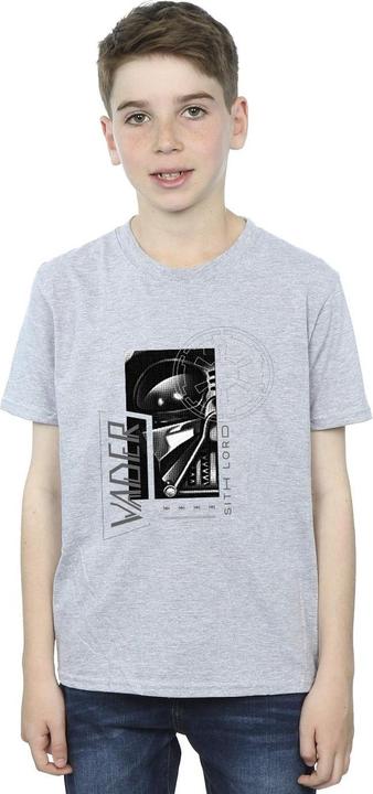 Actual product image Star Wars Boys Obi-Wan Kenobi Sith SciFi Collage T-Shirt (104)