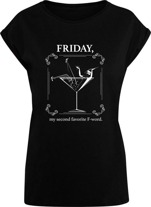 Mister Tee Ladies F-Word Extended Shoulder Tee - 125199