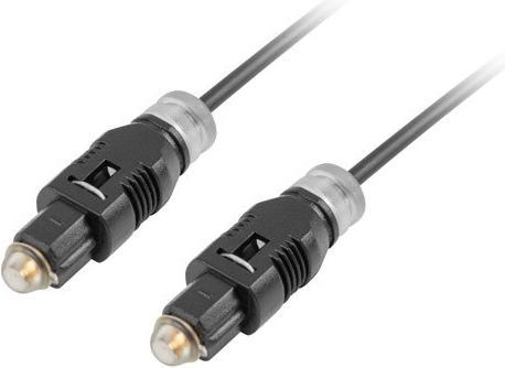Immagine prodotto Lanberg CA-TOSL-10CC-0010-BK Cavo in fibra ottica TOSLINK (1 m, TOSLINK)