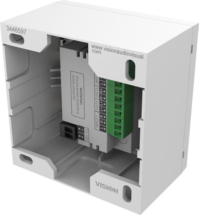 Produktbild Vision Techconnect Faceplate Audioverstä (Verstärker)