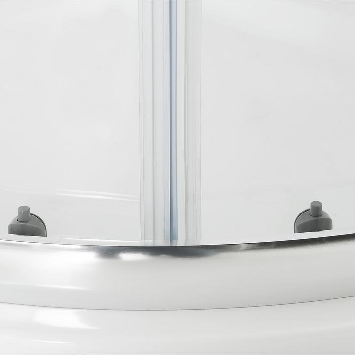 Immagine prodotto Beliani Cabina doccia in vetro temperato 80 x 80 x 185 cm argento JUKATAN (80 cm, 80 cm, 185 cm)