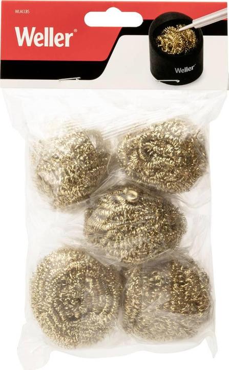 Immagine prodotto Weller Erem Spugna in ottone per pulire le punte di saldatura, 5 pezzi (Prefiltro)