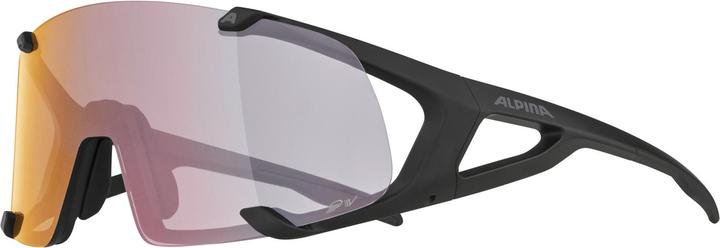 Produktbild ALPINA SPORTS Hawkeye S QV (Black Matt, quattro varioflex mirror + rainbow)