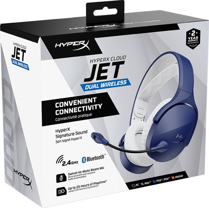 Actual product image HyperX AM7A0AA Cloud Jet Dual WL Blue (Wireless)