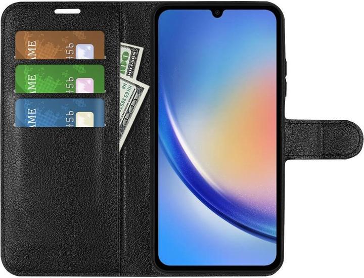 Image du produit Cover-Discount Galaxy A35 - Étui en cuir noir (Samsung Galaxy A35)