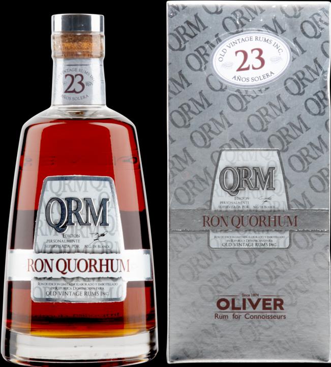Actual product image Ron Quorhum Ron 23 Años Solera Rum with case (1 x 70 cl)